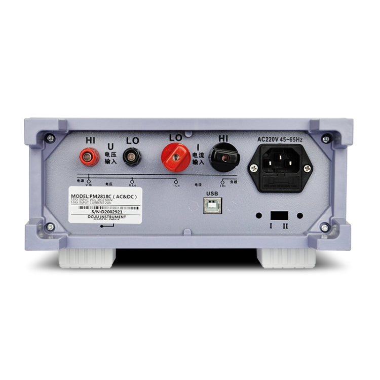 DCUU PM2818C AC / DC 40A Intelligent Electrical Parameters Measuring Instrument (US Plug) - Current & Voltage Tester by PMc TechLife | Online Shopping South Africa | PMc TechLife | Buy Now Pay Later Mobicred