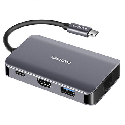 Lenovo F1-C08 8 In 1 Type-C / USB-C to HDMI Multi-function Converter Hub - USB HUB by Lenovo | Online Shopping South Africa | PMC Jewellery | Buy Now Pay Later Mobicred