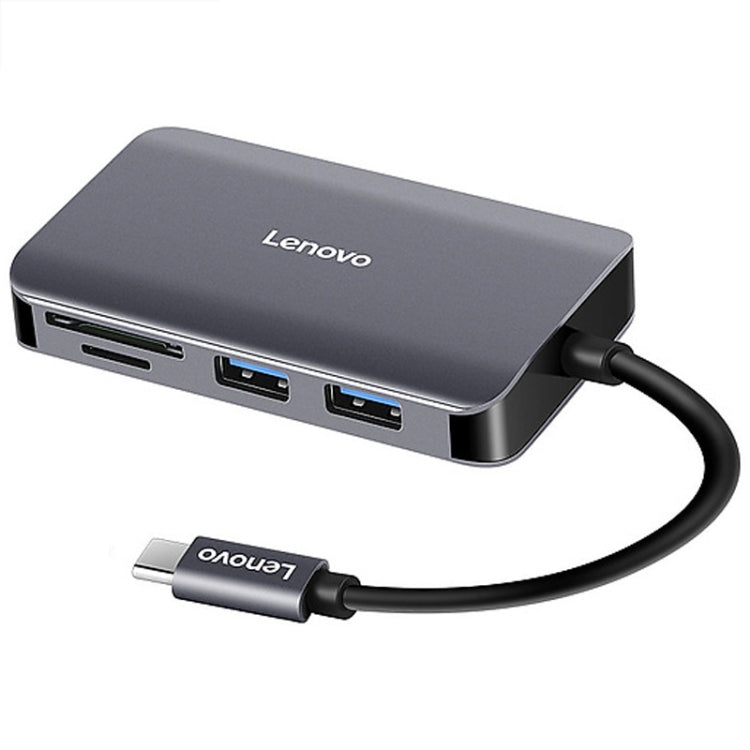 Lenovo F1-C08 8 In 1 Type-C / USB-C to HDMI Multi-function Converter Hub - USB HUB by Lenovo | Online Shopping South Africa | PMC Jewellery | Buy Now Pay Later Mobicred