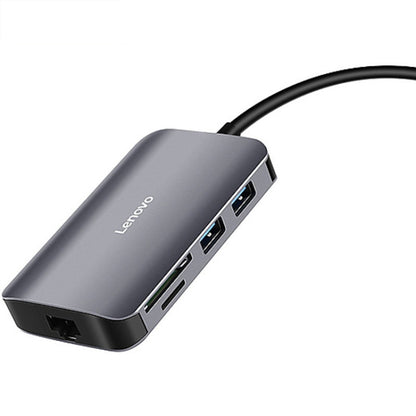 Lenovo F1-C08 8 In 1 Type-C / USB-C to HDMI Multi-function Converter Hub - USB HUB by Lenovo | Online Shopping South Africa | PMC Jewellery | Buy Now Pay Later Mobicred