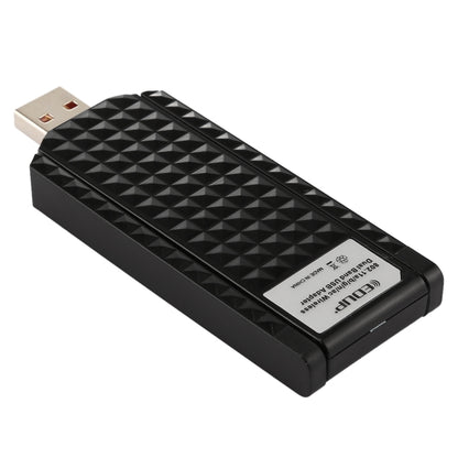 EDUP EP-AC1625 600Mbps 2.4G / 5.8GHz Dual Band Wireless 11AC USB 2.0 Adapter Network Card with 2 Antennas for Laptop / PC(Black) - USB Network Adapter by EDUP | Online Shopping South Africa | PMC Jewellery | Buy Now Pay Later Mobicred