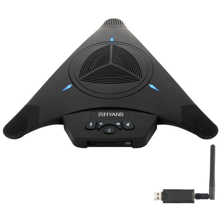 YANS YS-M21W USB Mini Port Video Conference Omnidirectional Microphone (Black) - free shipping - PMc TechLife - Order now!