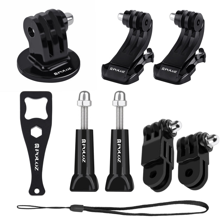 PULUZ 20 in 1 Accessories Combo Kits with EVA Case (Chest Strap + Head Strap + Suction Cup Mount + 3-Way Pivot Arm + J-Hook Buckles + Extendable Monopod + Tripod Adapter + Bobber Hand Grip + Storage B ... ce Pro, DJI Osmo Action 4 and Other Action Cameras -  by PULUZ | Online Shopping South Africa | PMC Jewellery | Buy Now Pay Later Mobicred