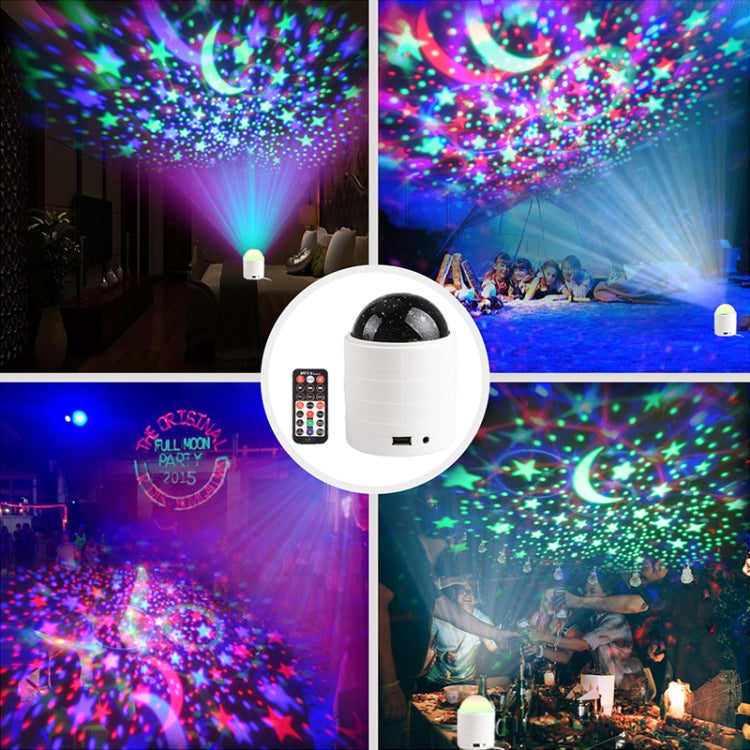 USB Bluetooth Starry Sky Stage Light with Remote Control (Black) - Stage Lighting by PMc TechLife | Online Shopping South Africa | PMc TechLife | Buy Now Pay Later Mobicred