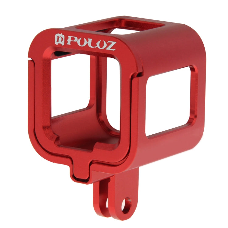 PULUZ Housing Shell CNC Aluminum Alloy Protective Cage with Insurance Frame for GoPro HERO5 Session /HERO4 Session /HERO Session(Red) - Metal Cases by PULUZ | Online Shopping South Africa | PMC Jewellery | Buy Now Pay Later Mobicred