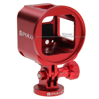 PULUZ Housing Shell CNC Aluminum Alloy Protective Cage Kit with Metal Wrench & Lens Cap & Screw & Tripod Adapter for GoPro HERO5 Session /HERO4 Session /HERO Session(Red) - Metal Cases by PULUZ | Online Shopping South Africa | PMC Jewellery | Buy Now Pay Later Mobicred