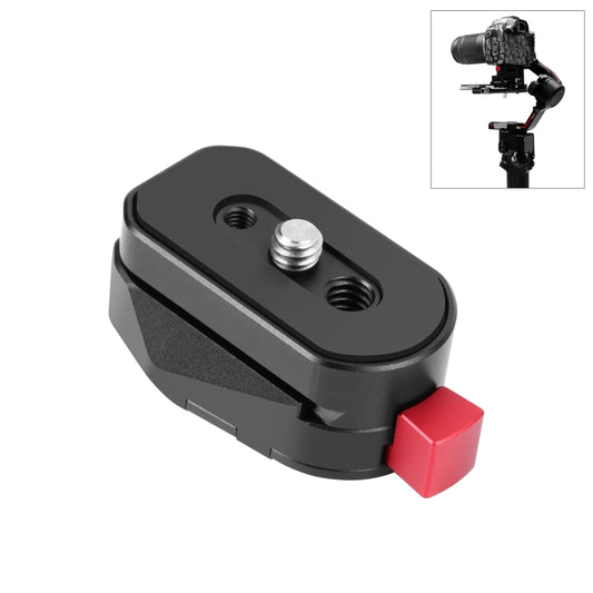 PULUZ Mini Monitor Magic Arm Quick Release Plate (Black) - Quick Release Plate by PULUZ | Online Shopping South Africa | PMC Jewellery | Buy Now Pay Later Mobicred