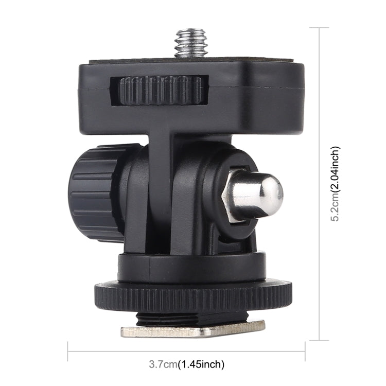 PULUZ 1/4 inch Screw Thread Cold Shoe Tripod Mount Adapter - Connection Mount by PULUZ | Online Shopping South Africa | PMC Jewellery