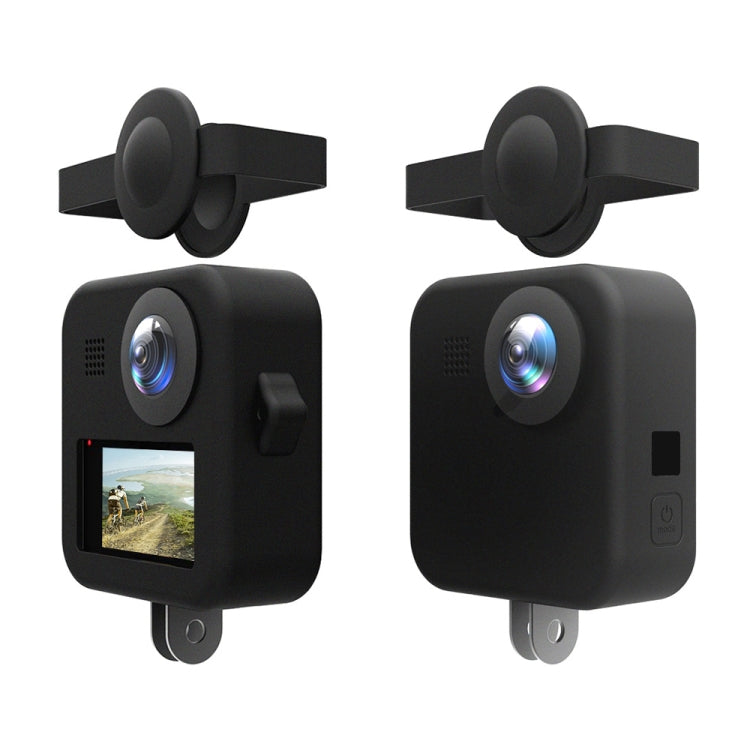 PULUZ for GoPro Max Dual Lens Caps Case + Body Silicone Protective Case(Black) - free shipping - PMC TechLife - Order now!