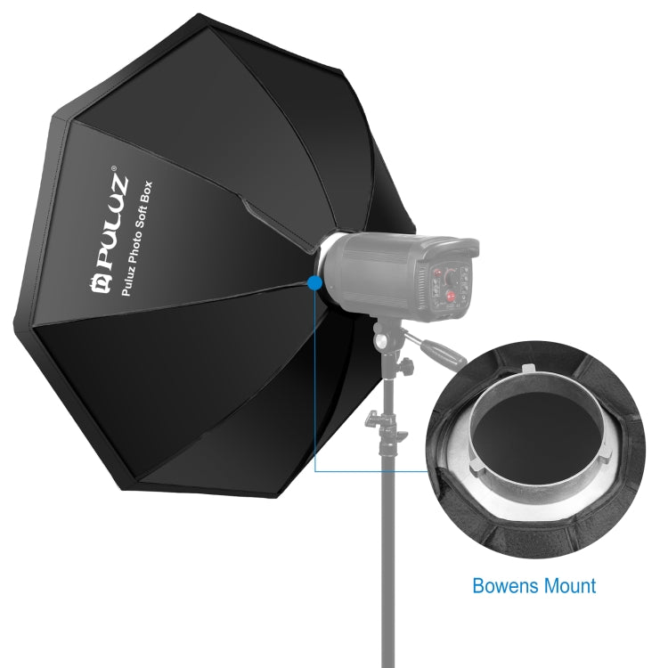 PULUZ 95cm Speedlite Flash Octagon Parabolic Softbox Bowens Mount Diffuser -  by PULUZ | Online Shopping South Africa | PMC TechLife | Buy Now Pay Later Mobicred