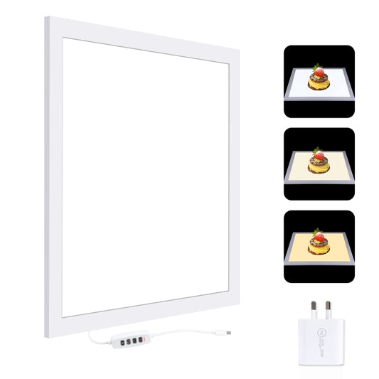 PULUZ 1000LM LED Acrylic No Polar Dimming Shadowless Light Pad with Switch for 40cm Photo Studio Box(AU Plug) -  by PULUZ | Online Shopping South Africa | PMC Jewellery | Buy Now Pay Later Mobicred