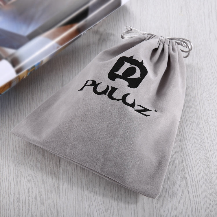 PULUZ Storage Bag with Stay Cord for GoPro, Insta360, DJI and Other Action Cameras Accessories(Grey) - Carry Cases by PULUZ | Online Shopping South Africa | PMC TechLife | Buy Now Pay Later Mobicred