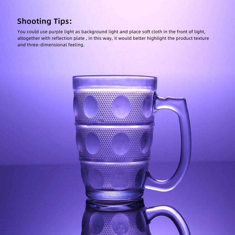 PULUZ 20cm Photography Acrylic Reflective Display Table Background Board(White) - free shipping - PMc TechLife - Order now!