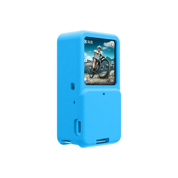 PULUZ Silicone Protective Case for DJI Action 2(Blue) - Case & Bags by PULUZ | Online Shopping South Africa | PMC TechLife | Buy Now Pay Later Mobicred