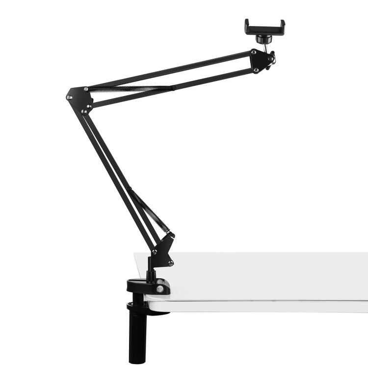 PULUZ Live Broadcast Desktop Articulating Arm Holder with Phone Clamp (Black) - Lazy Bracket by PULUZ | Online Shopping South Africa | PMC TechLife