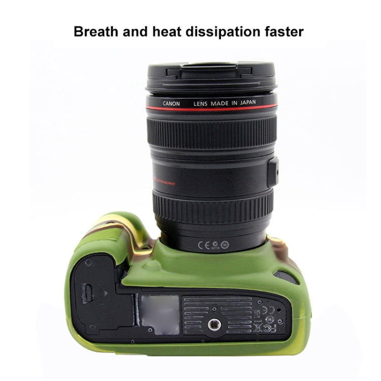 PULUZ Soft Silicone Protective Case for Canon EOS 5D Mark IV(Camouflage) - Protective Case by PULUZ | Online Shopping South Africa | PMC TechLife | Buy Now Pay Later Mobicred