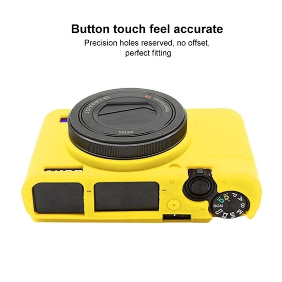 PULUZ Soft Silicone Protective Case for Sony RX100 III / IV / V(Yellow) - Protective Case by PULUZ | Online Shopping South Africa | PMC TechLife | Buy Now Pay Later Mobicred