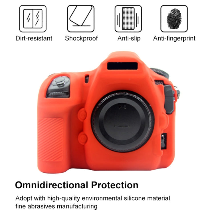 PULUZ Soft Silicone Protective Case for Nikon D850(Red) - free shipping - PMC TechLife - Order now!