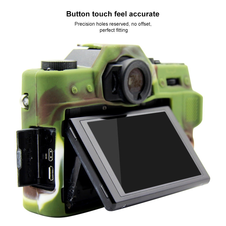 PULUZ Soft Silicone Protective Case for FUJIFILM XT10(Camouflage) - Protective Case by PULUZ | Online Shopping South Africa | PMC TechLife | Buy Now Pay Later Mobicred