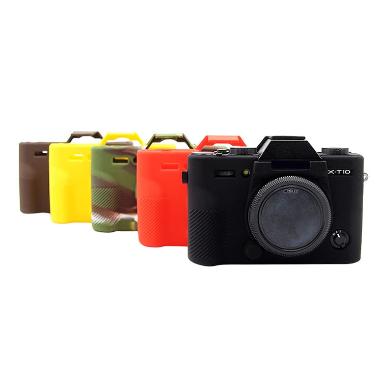 PULUZ Soft Silicone Protective Case for FUJIFILM XT10(Red) - Protective Case by PULUZ | Online Shopping South Africa | PMC Jewellery | Buy Now Pay Later Mobicred