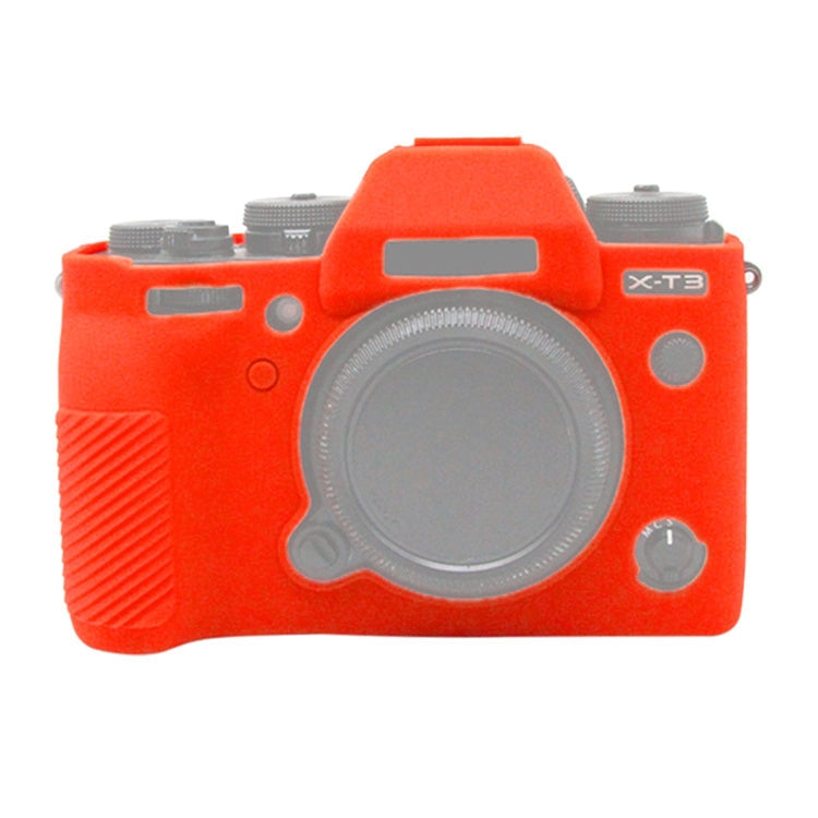 PULUZ Soft Silicone Protective Case for FUJIFILM XT3(Red) - Protective Case by PULUZ | Online Shopping South Africa | PMC Jewellery | Buy Now Pay Later Mobicred