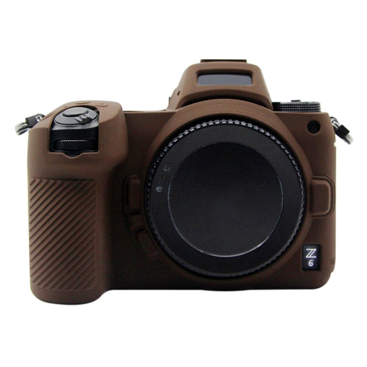 PULUZ Soft Silicone Protective Case for Nikon Z6 / Z7(Coffee) - Protective Case by PULUZ | Online Shopping South Africa | PMC TechLife | Buy Now Pay Later Mobicred