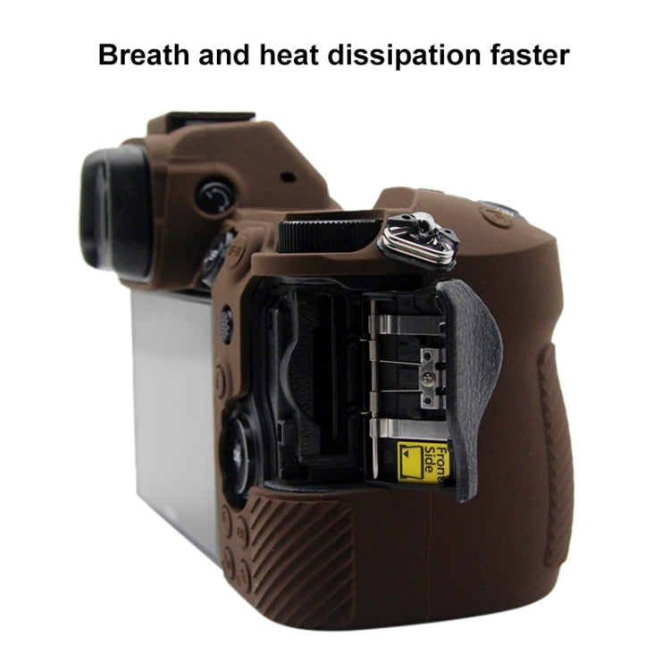 PULUZ Soft Silicone Protective Case for Nikon Z6 / Z7(Coffee) - Protective Case by PULUZ | Online Shopping South Africa | PMC TechLife | Buy Now Pay Later Mobicred
