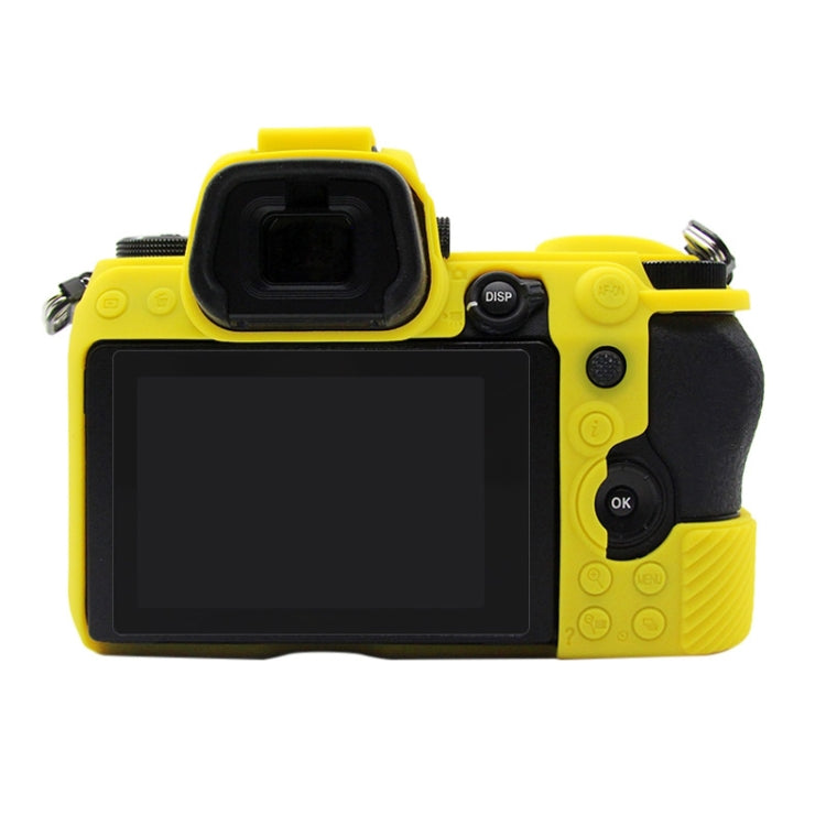 PULUZ Soft Silicone Protective Case for Nikon Z6 / Z7(Yellow) - Protective Case by PULUZ | Online Shopping South Africa | PMC Jewellery | Buy Now Pay Later Mobicred