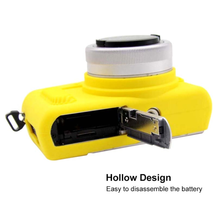 PULUZ Soft Silicone Protective Case for Panasonic Lumix GF10(Yellow) - Protective Case by PULUZ | Online Shopping South Africa | PMC TechLife | Buy Now Pay Later Mobicred
