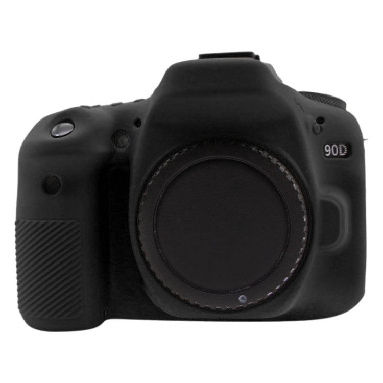 PULUZ Soft Silicone Protective Case for Canon EOS 90D(Black) - Protective Case by PULUZ | Online Shopping South Africa | PMC Jewellery | Buy Now Pay Later Mobicred