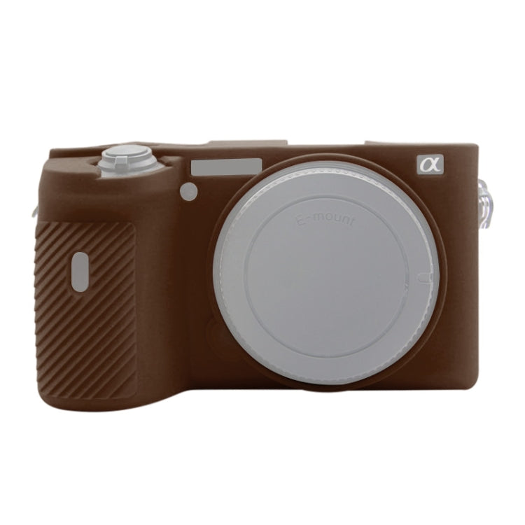 PULUZ Soft Silicone Protective Case for Sony A6600 / ILCE-6600(Coffee) - Protective Case by PULUZ | Online Shopping South Africa | PMC Jewellery | Buy Now Pay Later Mobicred