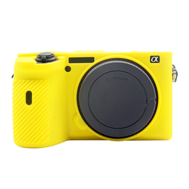 PULUZ Soft Silicone Protective Case for Sony A6600 / ILCE-6600(Yellow) - Protective Case by PULUZ | Online Shopping South Africa | PMC Jewellery | Buy Now Pay Later Mobicred