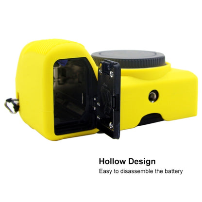 PULUZ Soft Silicone Protective Case for Sony A6600 / ILCE-6600(Yellow) - Protective Case by PULUZ | Online Shopping South Africa | PMC Jewellery | Buy Now Pay Later Mobicred