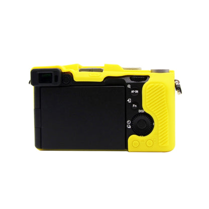 PULUZ Soft Silicone Protective Case for Sony A7C / ILCE-7C(Yellow) - Protective Case by PULUZ | Online Shopping South Africa | PMC Jewellery | Buy Now Pay Later Mobicred