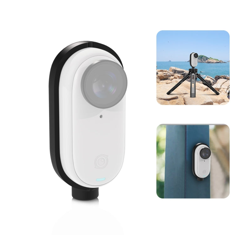 For Insta360 GO 3 / GO 3S PULUZ Body Magnetic Plastic Protective Frame Cage (Black) - Mount & Holder by PULUZ | Online Shopping South Africa | PMC TechLife | Buy Now Pay Later Mobicred
