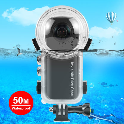 For Insta360 X3 PULUZ Invisible Dive Case 50m Waterproof Sealed Case (Transparent) - Case & Bags by PULUZ | Online Shopping South Africa | PMC Jewellery