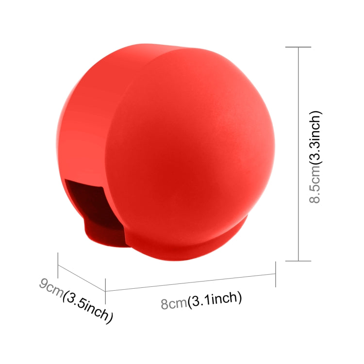 For Insta360 X3 / X4 PULUZ Invisible Dive Case Lens Guard Silicone Protective Cover (Red) - Len Accessories by PULUZ | Online Shopping South Africa | PMC TechLife | Buy Now Pay Later Mobicred