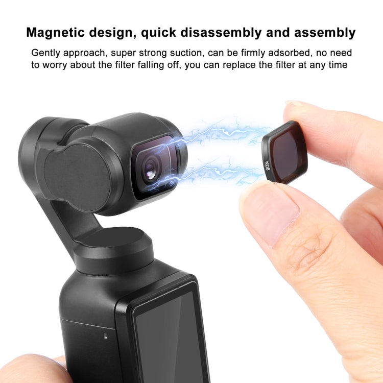 For DJI Osmo Pocket 3 PULUZ Magnetic ND8 Camera Lens Filter - Lens Filter by PULUZ | Online Shopping South Africa | PMC TechLife | Buy Now Pay Later Mobicred