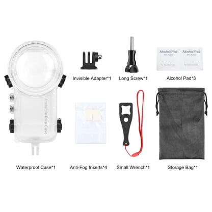 For Insta360 X4 PULUZ 50m Waterproof Sealed Diving Case (Transparent) - Case & Bags by PULUZ | Online Shopping South Africa | PMC Jewellery | Buy Now Pay Later Mobicred