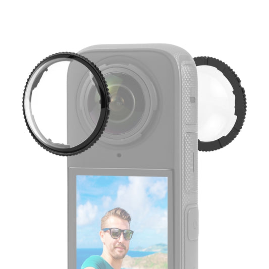 For Insta360 X4 PULUZ Rotation Optical Glass Lens Guard  Protective Cover (Transparent) - Len Accessories by PULUZ | Online Shopping South Africa | PMC Jewellery | Buy Now Pay Later Mobicred