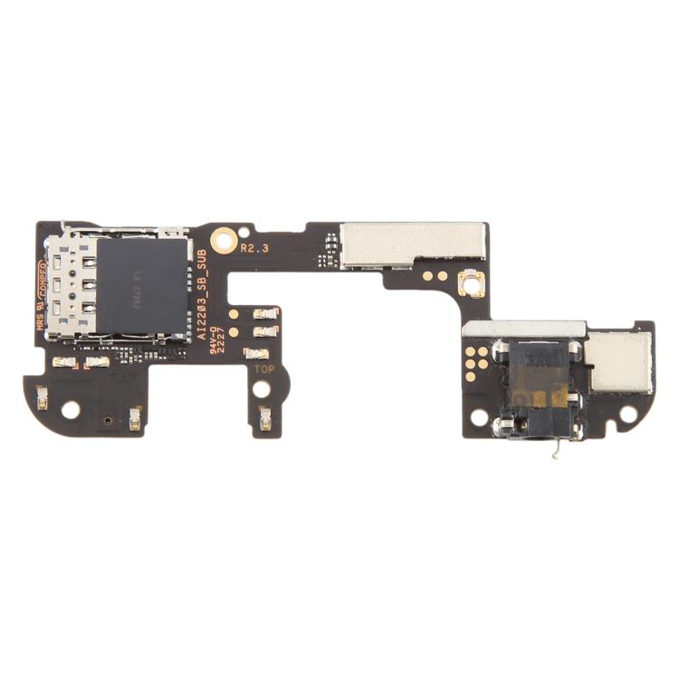 For Asus ROG Phone 6 / 6 Pro MediaTek Dimensity Version SIM Card Reader Board with Audio Jack - free shipping - PMC TechLife - Order now!