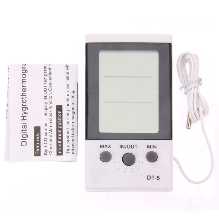 Digital Hygrothermograph, Thermo-hygrometer DT-5 - Other by PMC TechLife | Online Shopping South Africa | PMC TechLife | Buy Now Pay Later Mobicred
