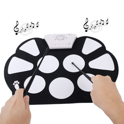 W758 USB 2.0 MIDI Soft Roll-up Drum Kit, Size: 38.2 x 27.6cm - Percussion Instruments Accessories by PMC Jewellery | Online Shopping South Africa | PMC Jewellery | Buy Now Pay Later Mobicred