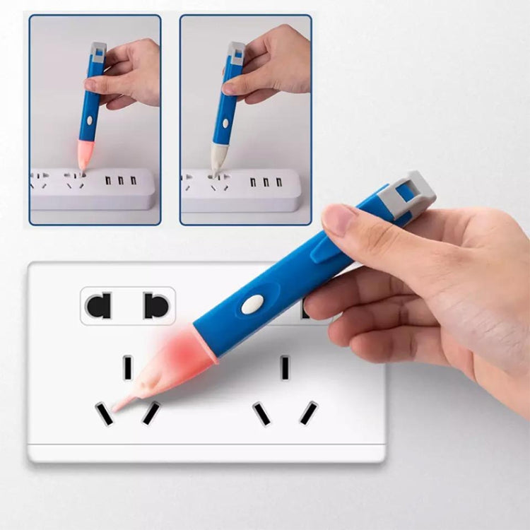 Pen Non-contact AC Voltage Alert Detector 90V-1000V (Blue) - Voltage Detector by PMC TechLife | Online Shopping South Africa | PMC TechLife | Buy Now Pay Later Mobicred