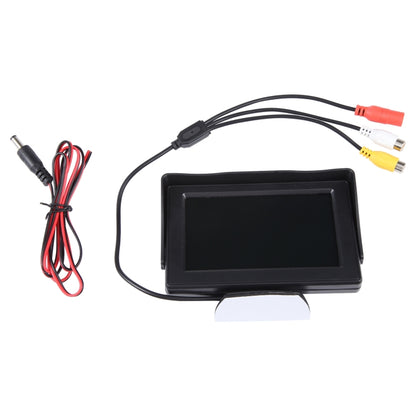 4.3 inch Car Color Monitor with Adjustable Angle Holder & Universal Sunshade , Dual Video Input - Car Monitor by PMC Jewellery | Online Shopping South Africa | PMC Jewellery | Buy Now Pay Later Mobicred