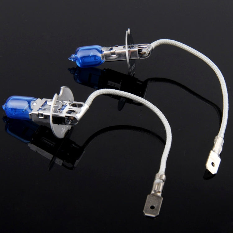 H3 Super White Xenon Bulbs, DC12V 100W 2400LM - Halogen Lights by PMC TechLife | Online Shopping South Africa | PMC TechLife | Buy Now Pay Later Mobicred
