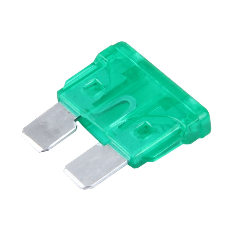 100 PCS Auto Mini Blade Fuse (30A) , DC 12V(Green) - Fuse by PMC Jewellery | Online Shopping South Africa | PMC Jewellery