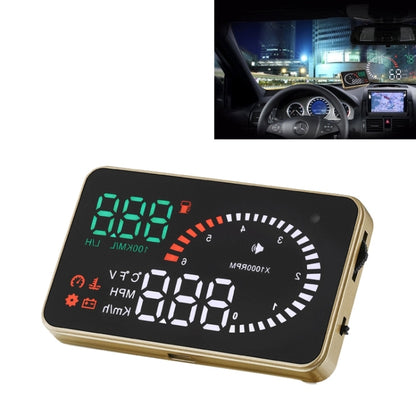 X6 3.5 inch Car OBDII / EUOBD HUD Vehicle-mounted Head Up Display Security System, Support Speed & Water Temperature & Speed Alarm & Fuel Consumption & Battery Voltage, etc. - Head Up Display System by PMC Jewellery | Online Shopping South Africa | PMC Jewellery | Buy Now Pay Later Mobicred