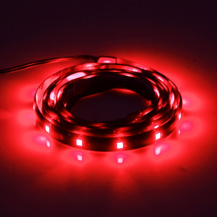 10 PCS 30cm 15 LED Waterproof Flexible Car Strip Light, DC 12V(Red Light) - Decorative Lights by PMC TechLife | Online Shopping South Africa | PMC TechLife | Buy Now Pay Later Mobicred