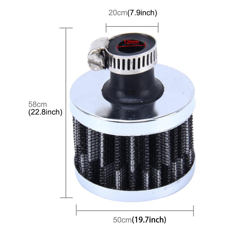 MZ 50mm Universal Mushroom Head Style Air Filter for Car(Black) - Air Intake System by PMc TechLife | Online Shopping South Africa | PMc TechLife | Buy Now Pay Later Mobicred